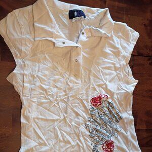 Morbid Threads Vintage Collared  Dragon T-shirt